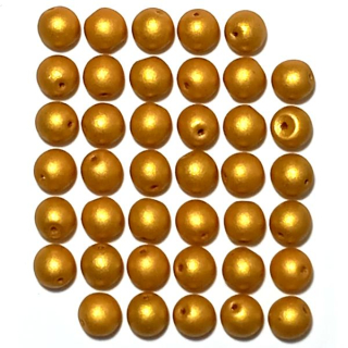 Kuličky 6mm Gold Shine"79434"40ks/bal
